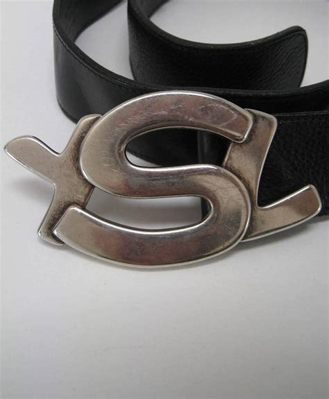 ysl big belt buckle|vintage YSL belt buckle.